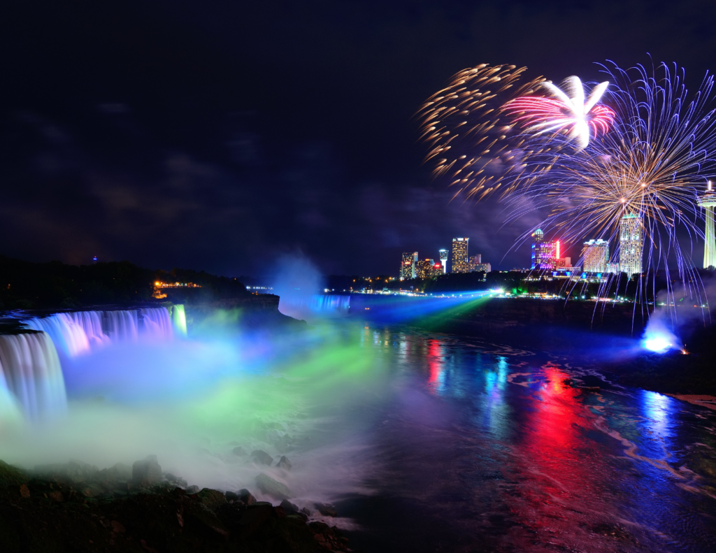 Niagara Falls by Night: Illumination Tours and Evening Spectacles